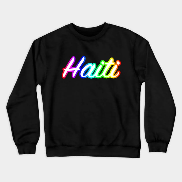 Haiti Crewneck Sweatshirt by lenn
